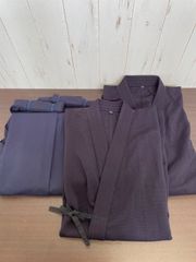 a583☆剣道防具☆松勘☆活人☆ジャージ剣道着2L（2.5号）2枚+テトロン袴24号セット☆倭YAMATO☆