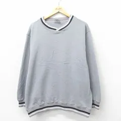 XL/古着 リー Lee 長袖 スウェット メンズ 00s 無地 鹿の子 Vネック グレー他 24aug30 中古 スエット トレーナー トップス