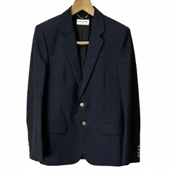 サンローラン パリ SAINT LAURENT PARIS 17SS ノッチ ドラペルジャケット イタリア製 ネイビー 46 469456  メンズのサムネイル
