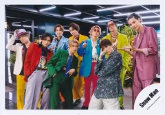 【中古】生写真(ジャニーズ) Snow Man/集合(9人)/横型・膝上/シングル「Dangerholic」MV＆ジャケ写オフショット/公式生写真