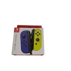Nintendo Switch Joy-Con (L) ブルー / (R) ネオンイエロー 美品 任天堂 純正コントローラー 左右セット スイッチ用 ジョイコン 動作確認済み 箱付き 即使用OK