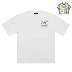 【今日特価】Arc’teryx 25SS バックボーンバードプリントロゴ T シャツ-1