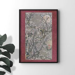 A3サイズ 吉田博 ポスター 糸魚川にて 朝 アートポスター 日本画