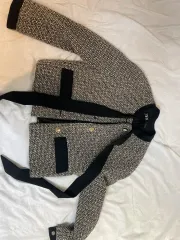 ZARA(ザラ) リボン ストラクチャー ブレード ツイード ジャケット