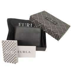 【東店85-1069-2505】【店舗併売】FURLA フルラ ウォレット 2つ折り 財布 ブラック