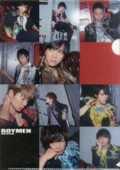 [중고] 클리어 파일(남성 아이돌) BOYS AND MEN A4 클리어 파일 [BOYMEN MAGAZINE Vol.1] 산요도 서점 선착 구입 특전