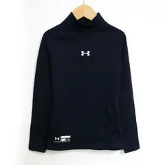 アンダーアーマー 長袖Ｔシャツ コールドギア コンプレッションインナー キッズ 男の子用 YMDサイズ ネイビー UNDER ARMOUR 【中古】