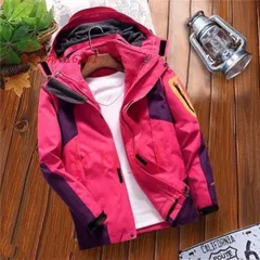 マウンテンレディース マウンテン コート アウトドアウェア パーカ 登山服 撥水 防風 し マウンパー 3WAY 防寒 取り外 フード付き vii4w016231