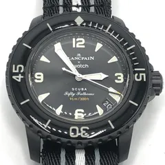 【中古】Blancpain × Swatch OCEAN OF STORMS 自動巻き腕時計 ブラック ブランパン スウォッチ オーシャンオブストーム[10]のサムネイル