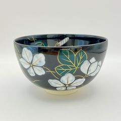 抹茶碗 黒釉 鷺草 水出宋絢 茶道具 新品 - メルカリ