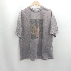 ◇ ⊂ M.P Studios ビッグシルエット ビンテージ加工 半袖 ロックTシャツ サイズ表記なし パープル系 メンズ E  【1501230043380】のサムネイル