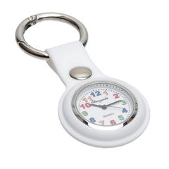 GoodsLand 【 7カラー 】 懐中時計 ナースウォッチ キッズ キーホルダー 逆さ時計 男の子 女の子 GD-KIDSCLOCK-WH 1