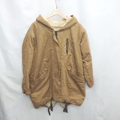 ■ ⊇ KBF URBAN RESEARCH 裏地ボア 長袖 モッズコート サイズ表記なし ブラウン系 レディース E  【1503050037716】
