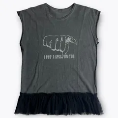 02aw 魔女期 UNDERCOVER エイジング加工 Long Tshirt 02aw “魔女期” undercover Reaper T-shirt