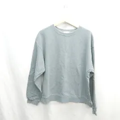 ◇ ⊇ WYM LIDNM ウィム バイ リドム 綿 長袖 トレーナー サイズM スモーキーブルー メンズ E  【1411280000441】のサムネイル
