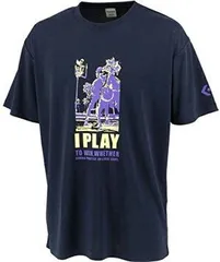 【新品】CONVERSE(コンバース) 吸汗速乾 半袖 バスケウェア メンズ プリントTシャツ　ネイビー　 CB211360-2900