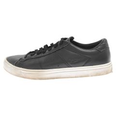 Onitsuka Tiger (오니츠카 타이거) LAWNSHIP 2.0 론십 가죽 로우 컷 스니커 블랙 US8.5/26.5cm TH715L