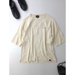 定価5940円 PENDLETON ペンドルトン PIGMENT FOOTBALL HALF SLEEVE TEE ピグメント フットボール ハーフスリーブ Tシャツ カットソー L ライトベージュ系 (118Y＋2807)25N