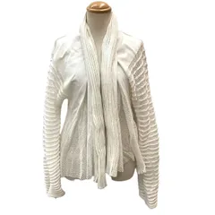 希少 極美品　プリーツプリーズ　イッセイミヤケ　カーディガン　ホワイト　F PLEATS PLEASE ISSEY MIYAKE - 美品 プリーツプリーズ イッセイ