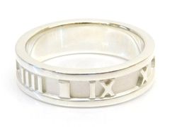 美品 TIFFANY&Co ティファニー アトラス リング ■ #18.5 シルバー925 メンズ可 指輪 リング アクセサリー □7E7F