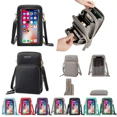 【在庫セール】斜めかけバッグ 肩掛けチェーンとお札入れ ショルダーバッグ バッグ 【MYH】大容量 斜め掛けショルダーバッグ レディース ポーチ 小物入れ 携帯収納 カード 携帯電話 かばん お財布ショルダーバッグ(ブラック) 多機能スマホケーススマホポーチシ