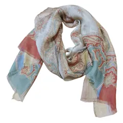 美品✨ETRO エトロ シルク混 ペイズリー イタリア 大判ストール スカーフ 美品✨ETRO エトロ 大判ストール スカーフ シルク混 イタリア製