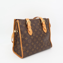 ルイ・ヴィトン LOUIS VUITTON モノグラム ポパンクール オ ワンショルダー トートバッグ M40007 ブラウン PVC ショルダーバッグ