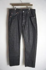 美品 LEVI'S PREMIUM リーバイス プレミアム 501 SELVEDGE JEANS 赤タブ BIG E セルビッジ デニム パンツ ジーンズ 黒 W33 L32 802P★2
