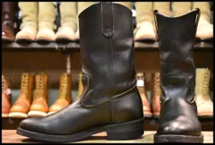 KO-G　レッドウィング　ペコス　8155 7 1/2 E RED WING 8155 Black Pecos Boots レッド・ウイング 黒ペコス