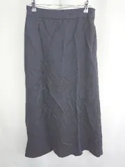 ◇ ROP<!-利用不可文字-!> ロペ ロング丈 フレア スカート サイズ38 ネイビー系 レディース E  【1408220004782】