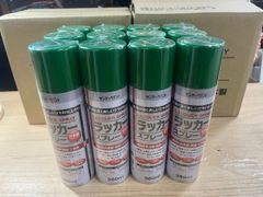 特価品　サンデーペイント　ラッカースプレー　380ｍｌ　緑　12本　日本製