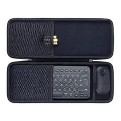 co2CREA収納ボックス互換性ワイヤレスキーボード Logicool PEBBLE KEYS 2 K380sGR/K380BK+ ワイヤレスマウス Pebble M350GR（ケースのみ） 0のサムネイル