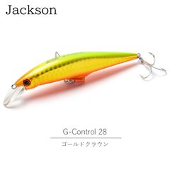 ジャクソン Jackson G-Control 28 ゴールドクラウン ジーコントロール JA120L ミノー スーパー シンキング ルアー 釣り