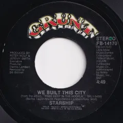 Starship We Built This City / Private Room (Instrumental) Grunt US FB-14170 204099 ROCK POP ロック ポップ レコード 7インチ 45