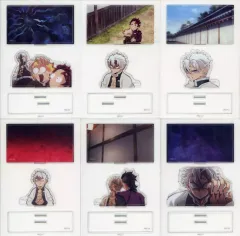 【中古】アクリルスタンド・アクリルパネル 全6種セット 「鬼滅の刃 柱稽古編×ufotable Cafe×マチ★アソビCAFE リアルタイムカフェ ランダムみにジオラマアクリルスタンド -不死川実弥-」