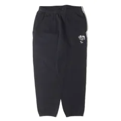 【美品】STUSSY ステューシー パンツ 黒 ブラック サイズ:L | 21SS ×NIKE ヘビー スウェットパンツ NRG ZR FLEECE PANT | コラボ ズボン ボトムス【メンズ】【中古】