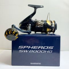 【中古】SHIMANO スフェロスSW4000HG ゴメクサスハンドルノブおまけ SHIMANO - 美品！シマノ 21スフェロスSW 6000HG ゴメクサス