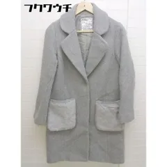 ■ ◎ Heather ヘザー ファイ区ファー付  コート サイズS グレー レディース  【中古】 【1103240005626】のサムネイル