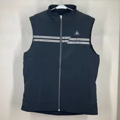 ルコックスポルティフ le coq sportif ゴルフベスト ブラック 黒  LL サイズ ナイロン ポリエステル