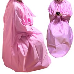 よもぎ蒸し 長袖ガウン 単品 韓国産 透けない 程良い厚み 汗かきやすい ヨモギ蒸し よもぎ蒸しセット マント サウナ服 フリーサイズ