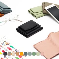 ミニ財布 三つ折り 小さい 財布 レディース 本革 コンパクト