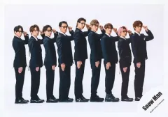 【中古】生写真(ジャニーズ) Snow Man/集合(9人)/横型・全身/シングル「ブラザービート」MV＆ジャケ写オフショット/公式生写真