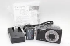 美品 返品保証】 カシオ Casio Exilim EX-H15 ブラック 24mm Wide 10x