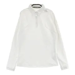 サイズ：S ADIDAS GOLF アディダスゴルフ HG1691 ボタンダウン 裏起毛 長袖ポロシャツ  ホワイト系 [240101518834] ゴルフウェア レディース ストスト