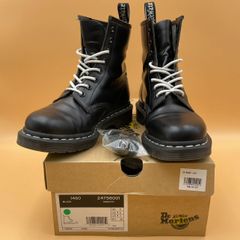 【24cm/UK5】Dr. Martens 1460 8EYE BOOT WHITE STITCH/ドクターマーチン 8ホール ホワイトステッチ ブーツ/ブラック系 黒/レザー 本革/品番:24758001/ 服飾 (78-2025-0603-KO-003)