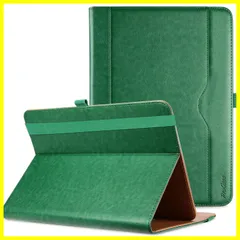 【数量限定】ProCase 9-10インチ タブレット汎用ケース 9 9.7 10.1 3段階角度調整可能 フォリオケース ペン収納付き 書類やカード用ポケット付き アンドロイドタブレットに対応 スタンド タッチスクリーンティール