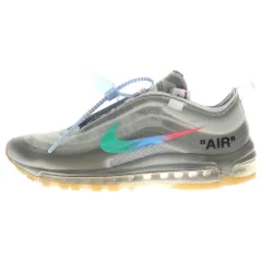 NIKE (ナイキ) ×OFF-WHITE AIR MAX 97 OG THE 10 オフホワイト ザテン エアマックス 97 ローカットスニーカー グレー US9.5/27.5cm AJ4585-101