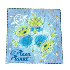 ディズニー ピクサー トイ・ストーリー リトルグリーンメン ミニタオル タオルハンカチ