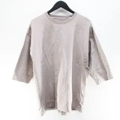 ユナイテッドアローズ A DAY IN THE LIFE UNITED ARROWS LOOM NIPPON SAKURA PROJECT 七分袖 Tシャツ L ベージュ 刺繍のサムネイル