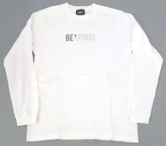 【中古】Tシャツ BE：FIRST カラーロゴロングスリーブTシャツ ホワイト Mサイズ 受注限定